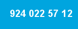 924 022 57 12 924 022 57 12